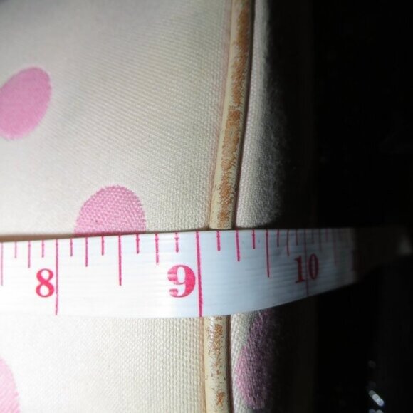 Dooney & Bourke Small Pink Canvas Polka Dot Shoulder crossbody Bag Vintage Y2K - Picture 12 of 15